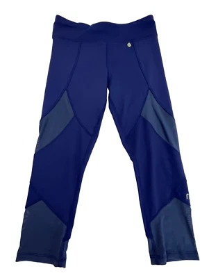 MICHELLE BRIDGES Leggings Tights 3/4 Purple Training Gym Size 8 - Image 1 of 4