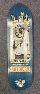 John Cardiel- ANTIHERO- All Star Vagrants- Skateboard Deck- All Heil Cardiel - Picture 1 of 2