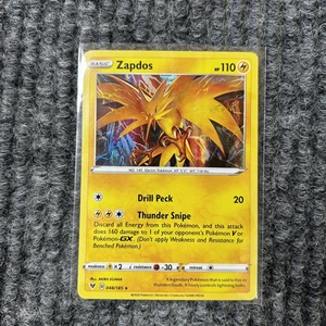 Pokemon SWSH04 Vivid Voltage Zapdos 048/185 Holo Raro Casi Nuevo Espada Escudo - Imagen 1 de 12