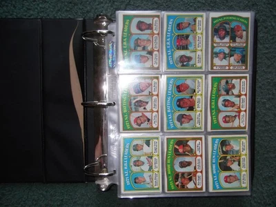 1972 TOPPS BASEBALL NEAR COMPLETE SET LOT(591/787)w/STARS,RC's,HOF,HIGH NUMBERS - Image 1 of 4