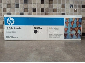 ORIGINAL HP COLOR LASERJET CC530A SCHWARZ TONER FÜR CM2320 MFP CP2025 - Bild 1 von 1