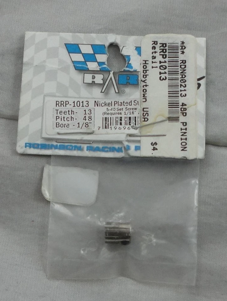 Robinson Racing 13T 13 dientes 48P 1/10 piñón engranaje (1/8" diámetro) PVP1013 Foto 1 de 1
