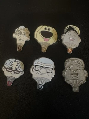 Complete Set of Disney Pixar Up Hot Air Balloons 2014 Hidden Mickey Pins - Image 1 of 2