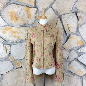 Lauren Ralph Lauren Linen Jacket French Provençal Floral | L - Picture 1 of 6