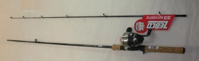 Zebco 2136165 33CC662M Spin Cast Rod Model 33 Reel Combo 6ft 6" 2Pc  Cork Handle - Image 1 of 4