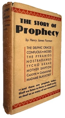 1940 The Story of Prophecy - 1st Edition - Nostradamus Delphic Oracle Confucius — 第 1/4 张图片