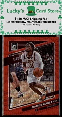 2021-22 Donruss Optic #65 Darius Garland Red Wave - Image 1 of 2