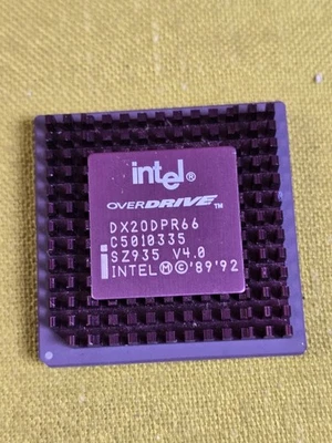 Intel Overdrive 486 66Mhz CPU DX20DPR66 SZ935 V4.0 Defekt Verkauf  - Bild 1 von 4