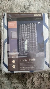 Allen Roth Blackout AMHERST ALMIRAL Ojal Superior 1 Panel 50" x 84" # 856788 - Imagen 1 de 5