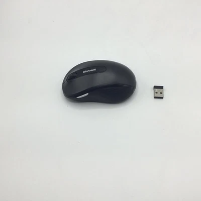 Microsoft 1383 1496 Wireless Mobile Mouse 4000 - Graphite (D5D-00001) - Image 1 of 4