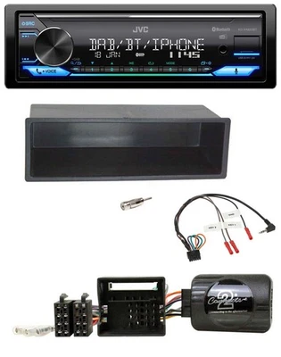 JVC Bluetooth DAB USB Lenkrad Autoradio für Citroen C2 2006-2010 C3 2006-2014 - Bild 1 von 4