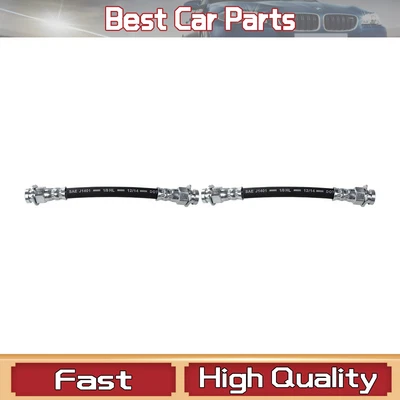 Conjunto de 2 mangueiras hidráulicas de freio dianteiro Sunsong compatível com Jeep CJ5 1966-1966 - Imagem 1 de 2