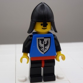 LEGO&reg; Castle Black Falcon Knight cas099 Classic Vintage 6062 6035 6103