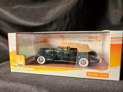 GLM 1938 Cadillac V16 Series 90 Fleetwood Convertible 1:43 Scale Inv.#5318 - Image 1 of 4