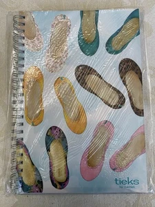 Cuaderno Tieks Espiral en Blanco 6" x 8-1/4" NUEVO Sellado - Balet Flats - Imagen 1 de 3