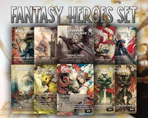 Final Fantasy Heroes Set - Custom Cards Japanese High Quality Full Alter art - Picture 1 of 12