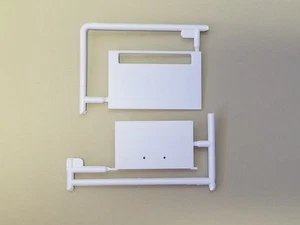 TRAILER FRONT PANEL & TAILGATE from 1963 Nova Wagon 1:25 AMT Model Kit 1963 - Picture 1 of 9