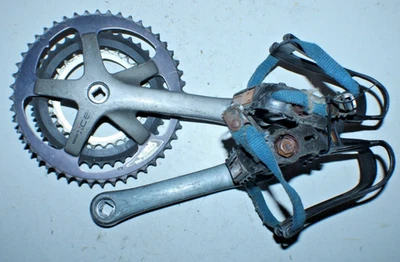 Pedivela Sakae XCE Tripla MTB Cinza 175mm 48/38/28T JIS BCD104/74 Japão Envio EUA - Imagem 1 de 4