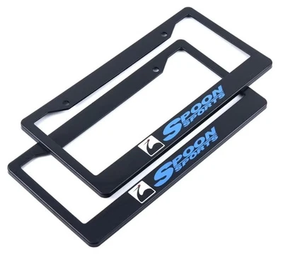 SPOON SPORT  PLATE FRAME COVER LOOK FOR HONDA Universal - Image 1 of 4