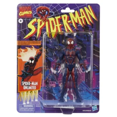 Figura de acción Spider-Man Marvel Legends colección retro Spider-Man ilimitada Foto 1 de 4