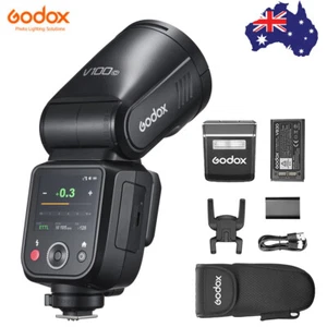 Godox V100C TTL Round Head Camera Flash Speedlite Touch Screen for Canon - Picture 1 of 20