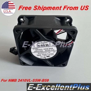 3-Pin 24V 0.11A For NMB 2410VL-S5W-B59 A90L-0001-0581 FANUC Cooling Fan 6025 6CM - Picture 1 of 5