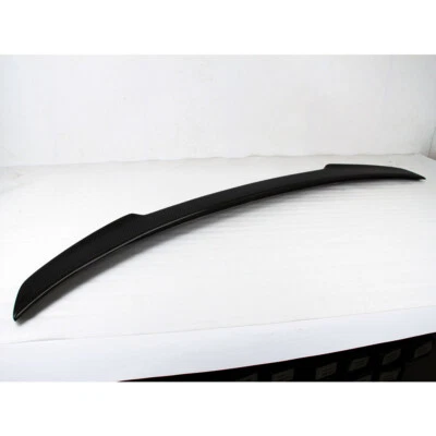 涂色黑色 V Trunk Spoiler 7 系列适用于宝马 F01 F02 4DR Sedan 2015 760Li 740i — 第 1/4 张图片