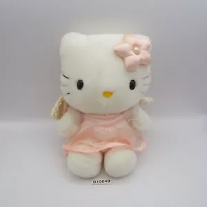D1504B Hello Kitty Sanrio Pink NTT 2001 Angel Plush 7" Stuffed Toy Doll Japan - Picture 1 of 11