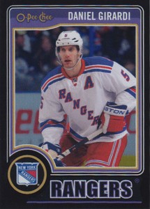 14-15 O-Pee-Chee BLACK RAINBOW xx/100 Made! Daniel GIRARDI #473 - Rangers