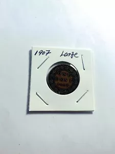 1907 Canadian large penny coin* Low Mintage High Grade * - Picture 1 of 2