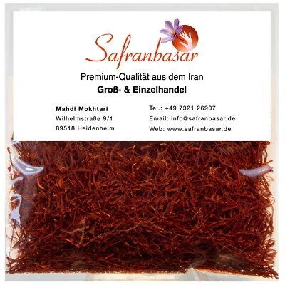 Saffron Super PU SHAL PREMIUM QUALITY Saffron Threads Saffron Zafferano Gift Idea - Image 1 of 4