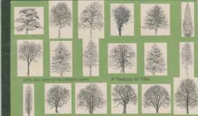 DX26 GB 2000 TREASURY OF TREES PRESTIGE STAMP BOOKLET COMPLETE - Image 1 of 4