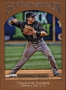 2011 Topps Gypsy Queen Framed Paper #8 Troy Tulowitzki /999