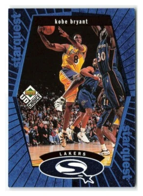 Kobe Bryant 1998-99 UD Choice Starquest Blue Parallel SP #SQ13 - LAKERS *QTY* - Image 1 of 2