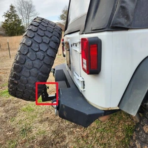 Soporte de rueda de repuesto Extreme Max Fold Down Hitch Mount para receptor de 2 pulgadas negro - Imagen 1 de 10