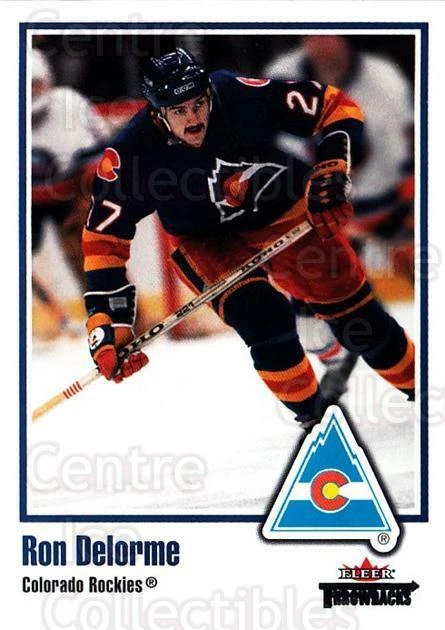 2002-03 Fleer Throwbacks #47 Ron Delorme - Image 1 of 1