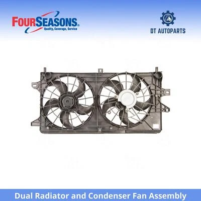 Conjunto de ventilador condensador radiador doble 4 mares Chevrolet Impala 2004-2005 Foto 1 de 4