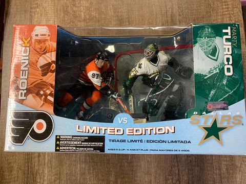 Jeremy  Roenick Vs.  Marty Turco Hockey McFarlane 2 Figure Pack NHL Cover