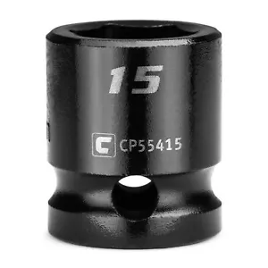Capri Tools Stubby Impact Socket, 1/2 in. Drive, 6-Point, Metric 10 to 32 mm - Picture 1 of 28