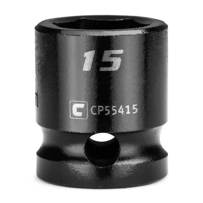 Capri Tools Stubby Impact Socket, 1/2 in. Drive, 6-Point, Metric 10 to 32 mm - Image 1 of 4