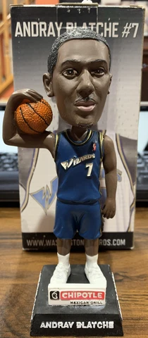 2010 Andray Blatche Washington Wizards Bobblehead SGA Rare HTF Cover