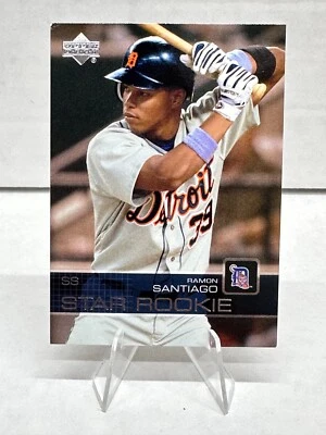 2003 Upper Deck Star Rookie Baseball Card #9 Ramon Santiago Detroit Tigers - Image 1 of 2
