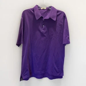 Peter Millar Herren Large Lila Kurzarm Freizeit Polo Golf Shirt - Bild 1 von 5
