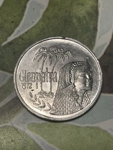 Krewe Of Cleopatra 1976 Doubloon Parade Throw Nueva Orleans - Imagen 1 de 2