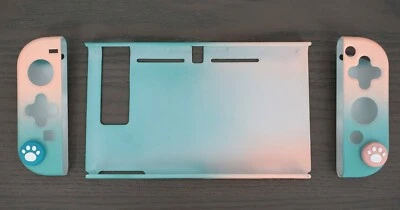 Insten Nintendo Switch Pink Green Gradient Skin Animal Crossing Protective Case - Image 1 of 4