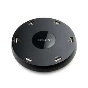 Inteligentna stacja ładująca 6 portów USB 50 watów - Zdjęcie 1 z 7