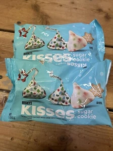 Hershey's Kisses ~ Biscotto allo zucchero caramelle al cioccolato bianco 9 once, 6/2025 ~ 2 sacchetti - Foto 1 di 1