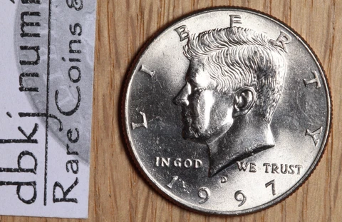 1997 D Kennedy Half Dollar 50¢ - Choice to Gem Uncirculated Cover