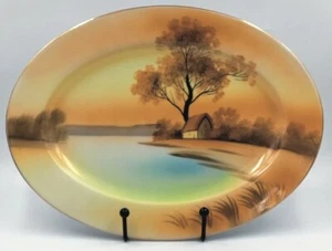 Vintage Noritake China Tree In The Meadow 11-5/8" Oval Serving Dish Platter - Picture 1 of 3