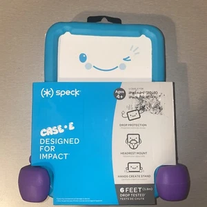 Speck Products Case-E passt iPad Mini 4 (2019) Hülle für Kinder Aquamarin lila - Bild 1 von 2